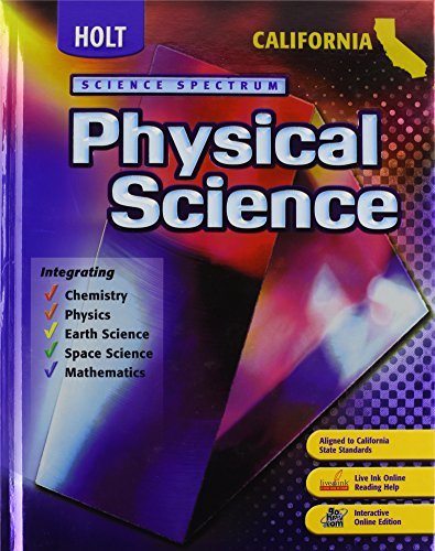 Holt Science Spectrum: Physical Science: Ìstudent Edition 2007 — ISBN 9780030922121