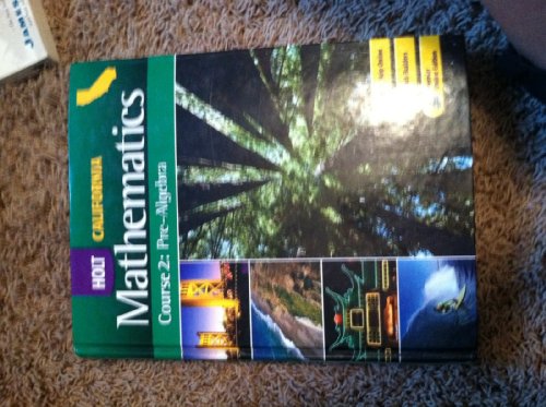 Holt Mathematics: Course 2: Pre-algebra — ISBN 9780030923166