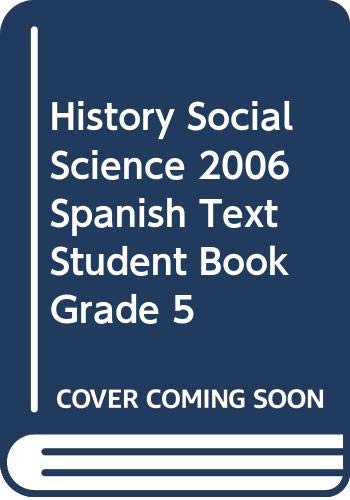 History Social Science 2006 Spanish Text Student Book Grade 5 — ISBN 9780328174119