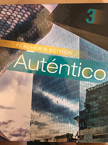 Autentico 3 Teachers Edition — ISBN 9780328934447