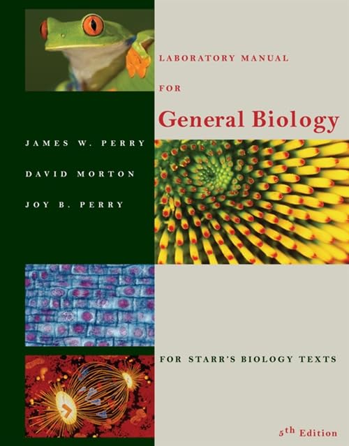 Laboratory Manual for General Biology for Starr's Biology Texts — ISBN 9780534380250