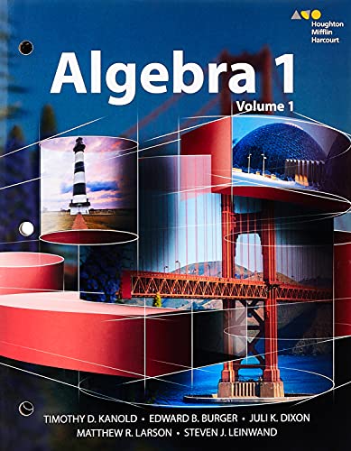 Interactive Student Edition Volume 1 2015 (HMH Algebra 1) — ISBN 9780544368170