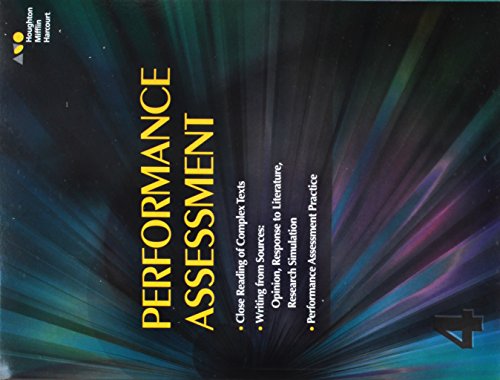 Performance Task Assessment Student Grade 4 (Journeys) — ISBN 9780544465176