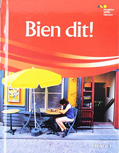 Student Edition Level 1 (Bien dit!) (French Edition) — ISBN 9780544861336