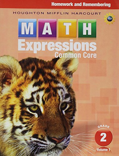 Homework & Remembering, Volume 1 Grade 2 (Math Expressions) Houghton Mifflin Harcourt — ISBN 9780547824215