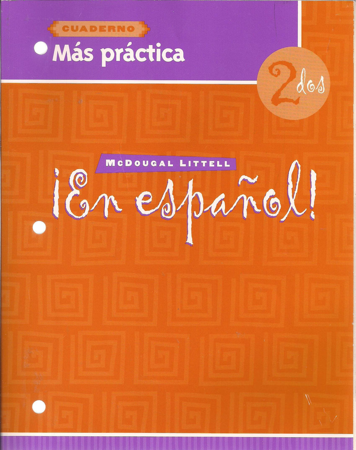 En Espanol: Level 2 Mas Practica Cuaderno (Spanish Edition) — ISBN 9780618304615