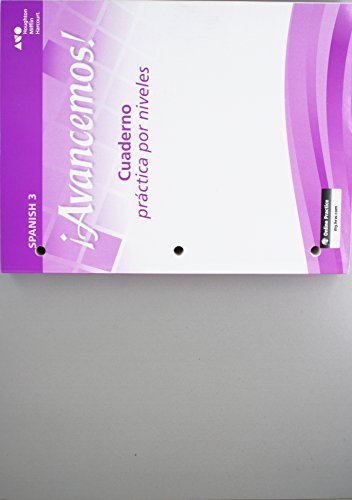 Cuaderno Practica por niveles Student Edition Level 3 (�Avancemos!) (Spanish Edition) ML
