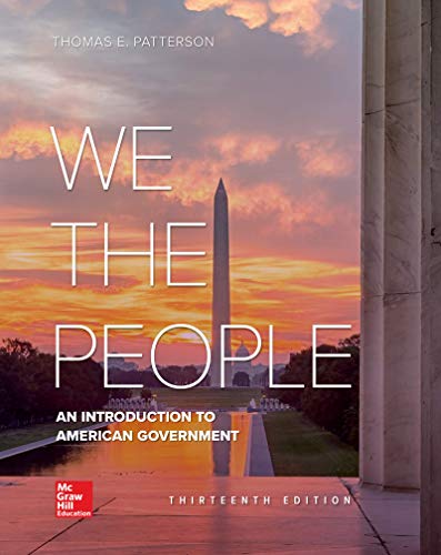 Looseleaf for We The People Patterson, Thomas E. — ISBN 9781260165753