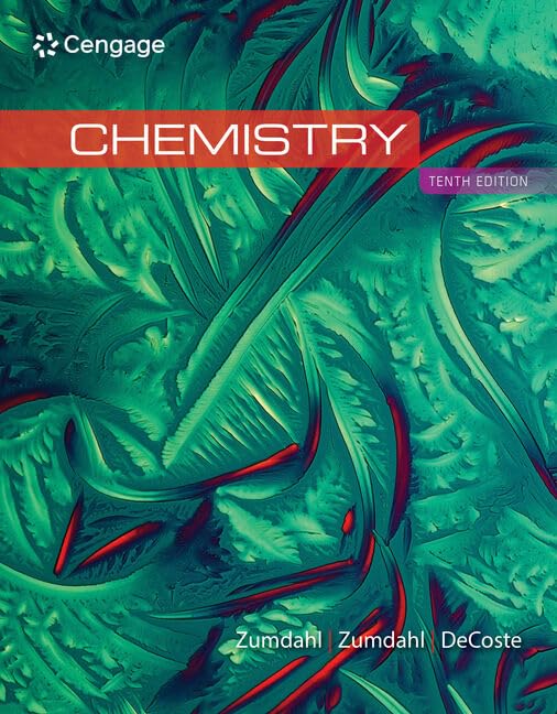 Student Solutions Manual for Zumdahl/Zumdahl/DeCoste�s Chemistry, 10th Edition Zumdahl, Steven; Zumdahl, Susan and DeCoste, Donald J.