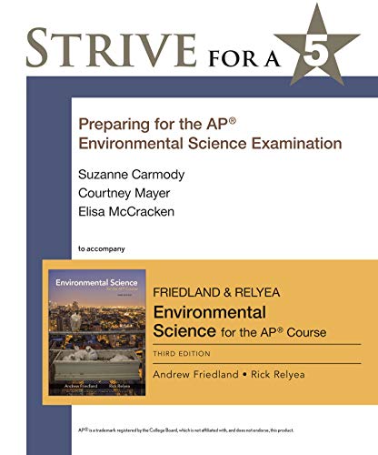 Strive for a 5: Preparing for the AP® Environmental Science Exam — ISBN 9781319114343