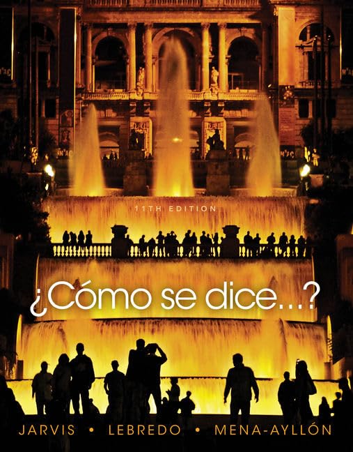 ¿C³mo se dice…? Student Text (MindTap Course List) — ISBN 9781337104647