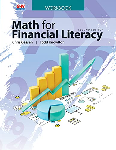 Math for Financial Literacy — ISBN 9781649255082