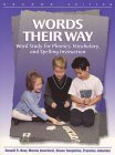 Words Their Way: Word Study for Phonics, Vocabulary, and Spelling Instruction (2nd Edition) — ISBN 9780130213396