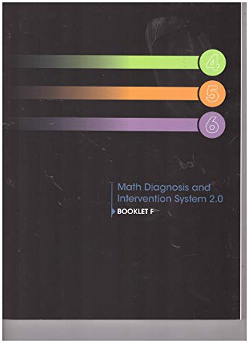 enVisionmath 2.0 Math Diagnosis and Intervention System Booklet F 4-6.