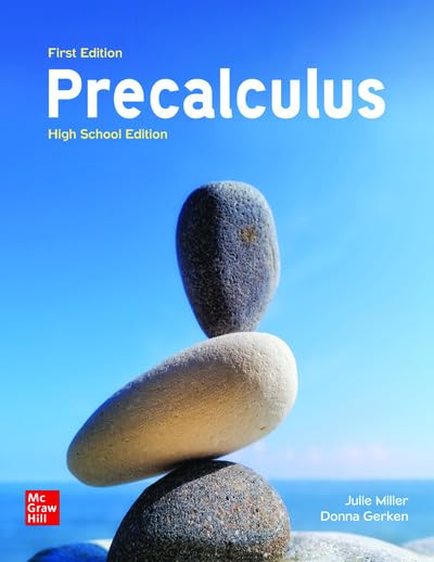 Miller, Precalculus High School Edition 1e 2024 Student Edition (A/P PRECALCULUS) — ISBN 9781265658205