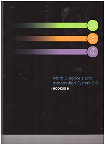 enVisionmath 2.0 Math Diagnosis and Intervention System Booklet H Grades 4-6