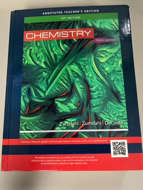 Chemistry - Annotated Teacher's Edition - AP Edition - Tenth Edition