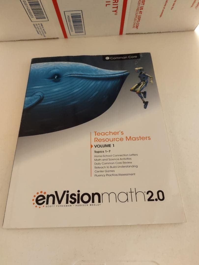 enVisionmath2.0 Grade 5 Teachers Resource Masters Volume 1 — ISBN 9780328827619