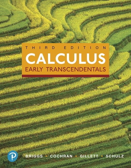 Calculus: Early Transcendentals, 3e ©2019 — ISBN 9780134763644