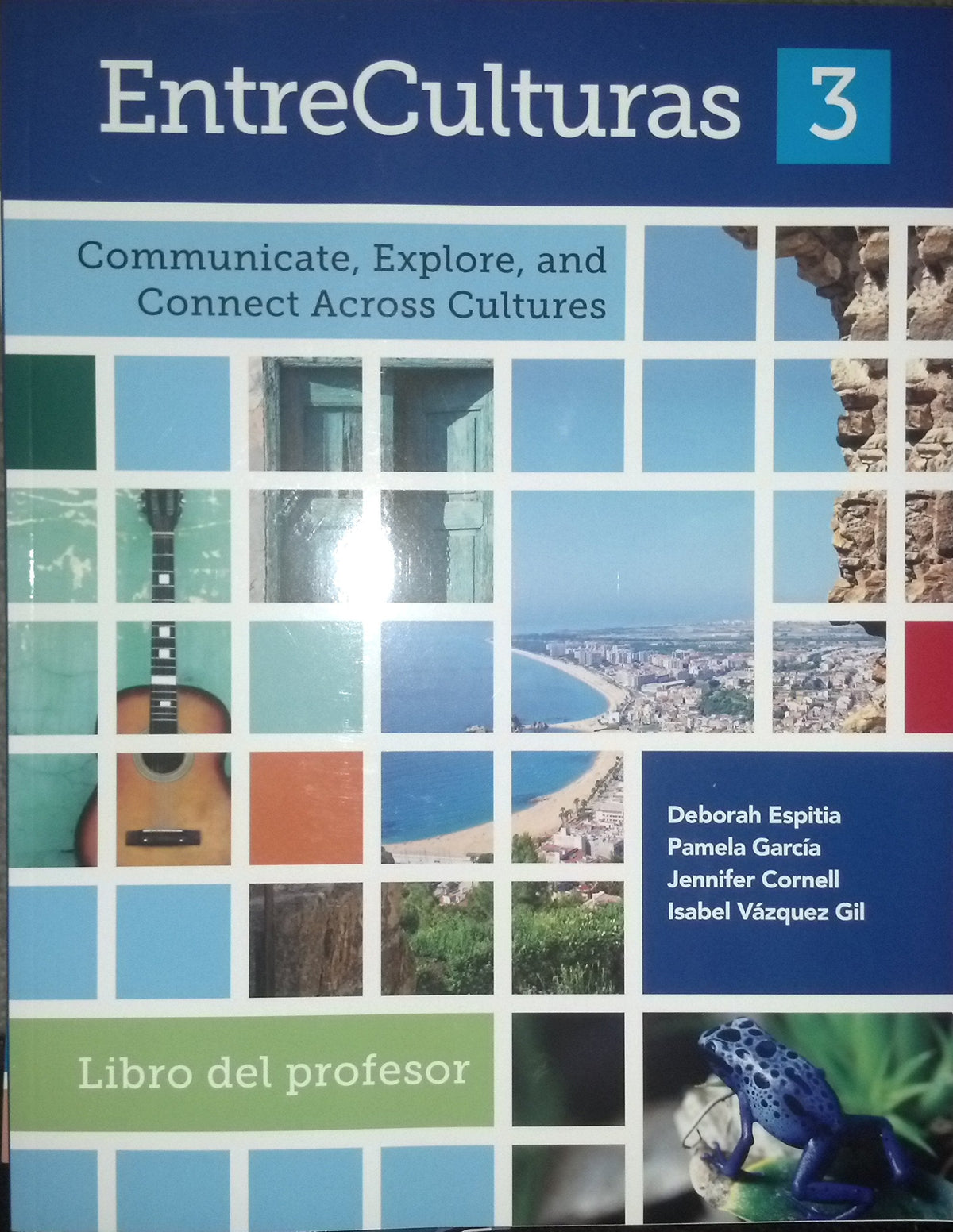 EntreCulturas 3, Teacher Edition Softcover (Spanish Edition) — ISBN 9781942400653