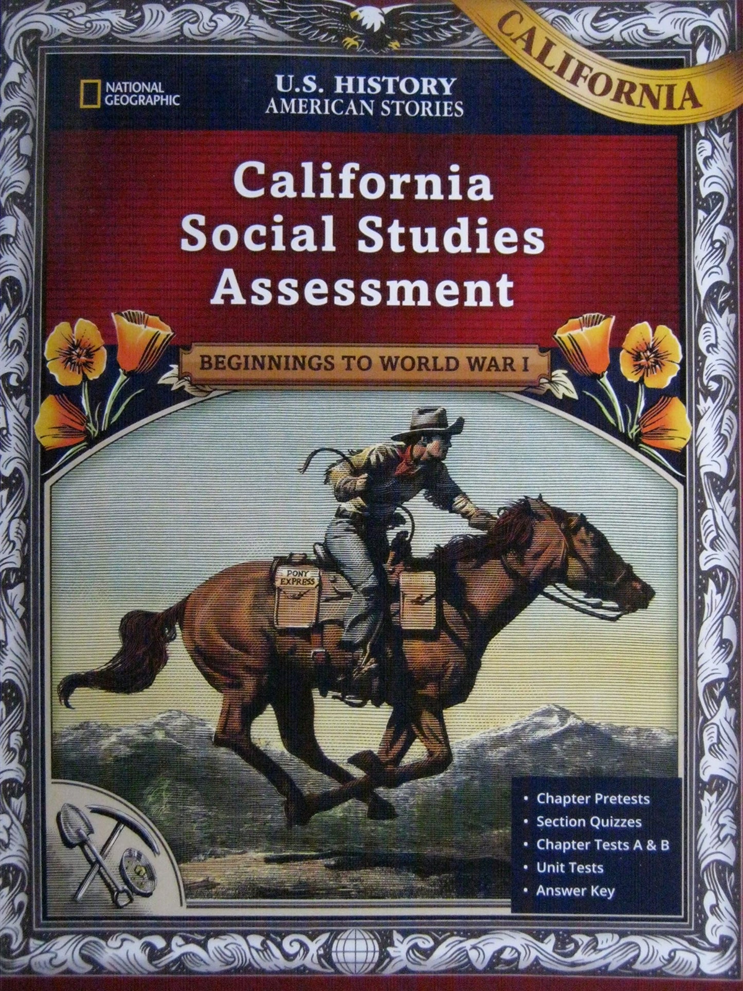 US History American Stories: Beginnings to World War 1 California Social Studies Assessment — ISBN 9781337900454