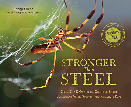 Stronger Than Steel: Spider Silk DNA and the Quest for Better Bulletproof Vests, Sutures, and Parachute Rope (Scientists in the Field) — ISBN 9780544932470