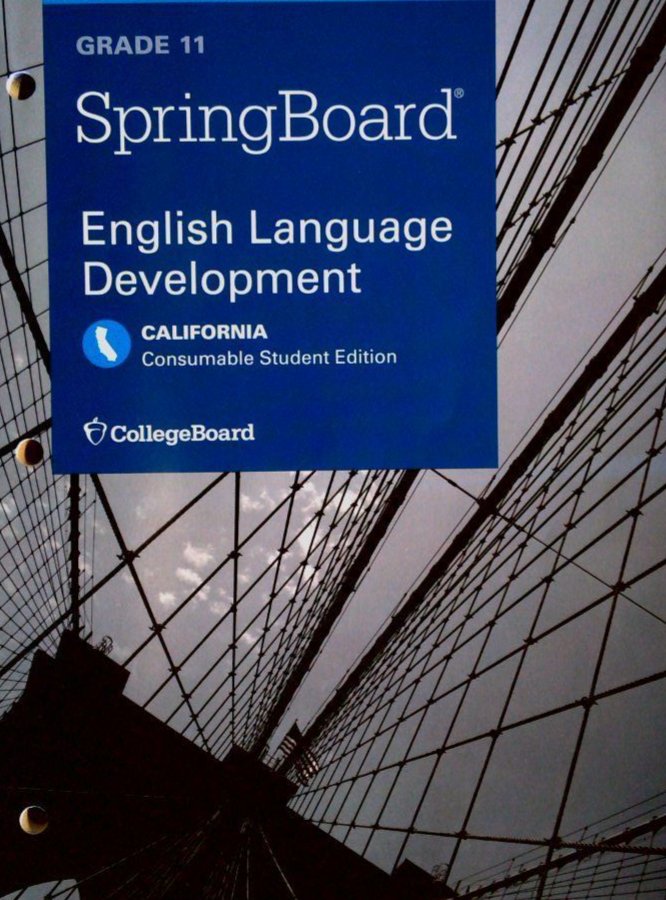 SpringBoard English Language Developement Grade 11 SE — ISBN 9781457304811