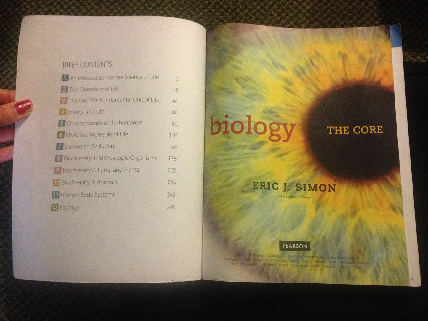 Biology: The Core Simon, Eric J.