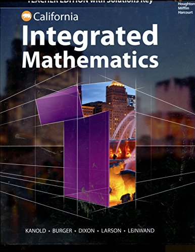 With Solutions (Hmh Integrated Math, 1) Hmh