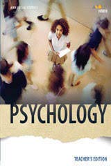 Teacher Edition 2018 (Psychology) Houghton Mifflin Harcourt