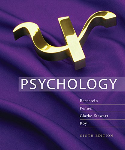 Psychology (AP Edition) Bernstein, Douglas; Penner, Louis A.; Clarke-Stewart, Alison and Roy, Edward