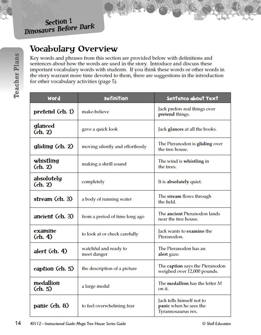 Magic Tree House Series: An Instructional Guide for Literature - Novel Study Guide for Elementary School Literature with Close Reading and Writing Activities (Great Works Classroom Resource)
