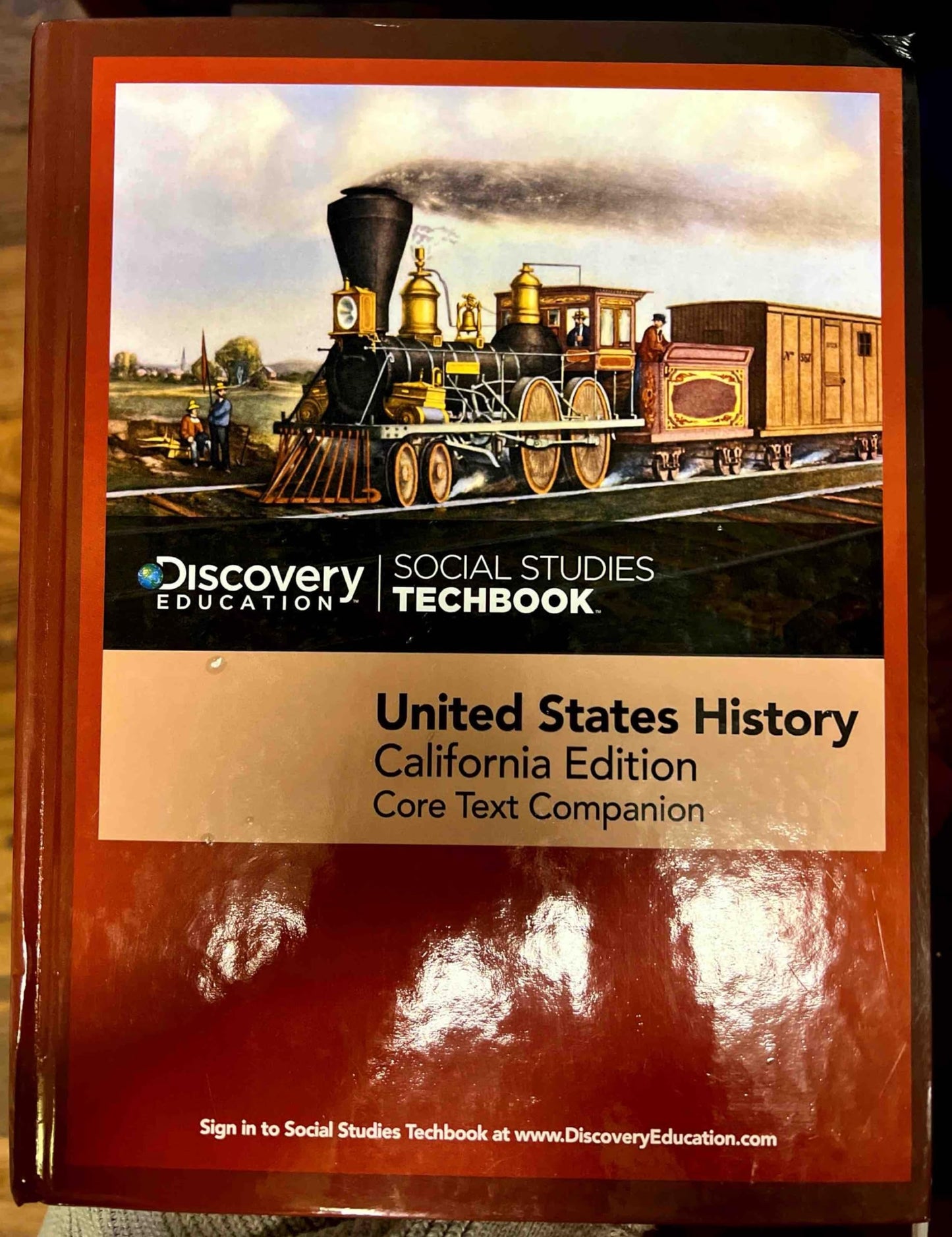 Discovery Education ,Social Studies ,Techbook ,United States History ,California Edition ,Core Text Companion