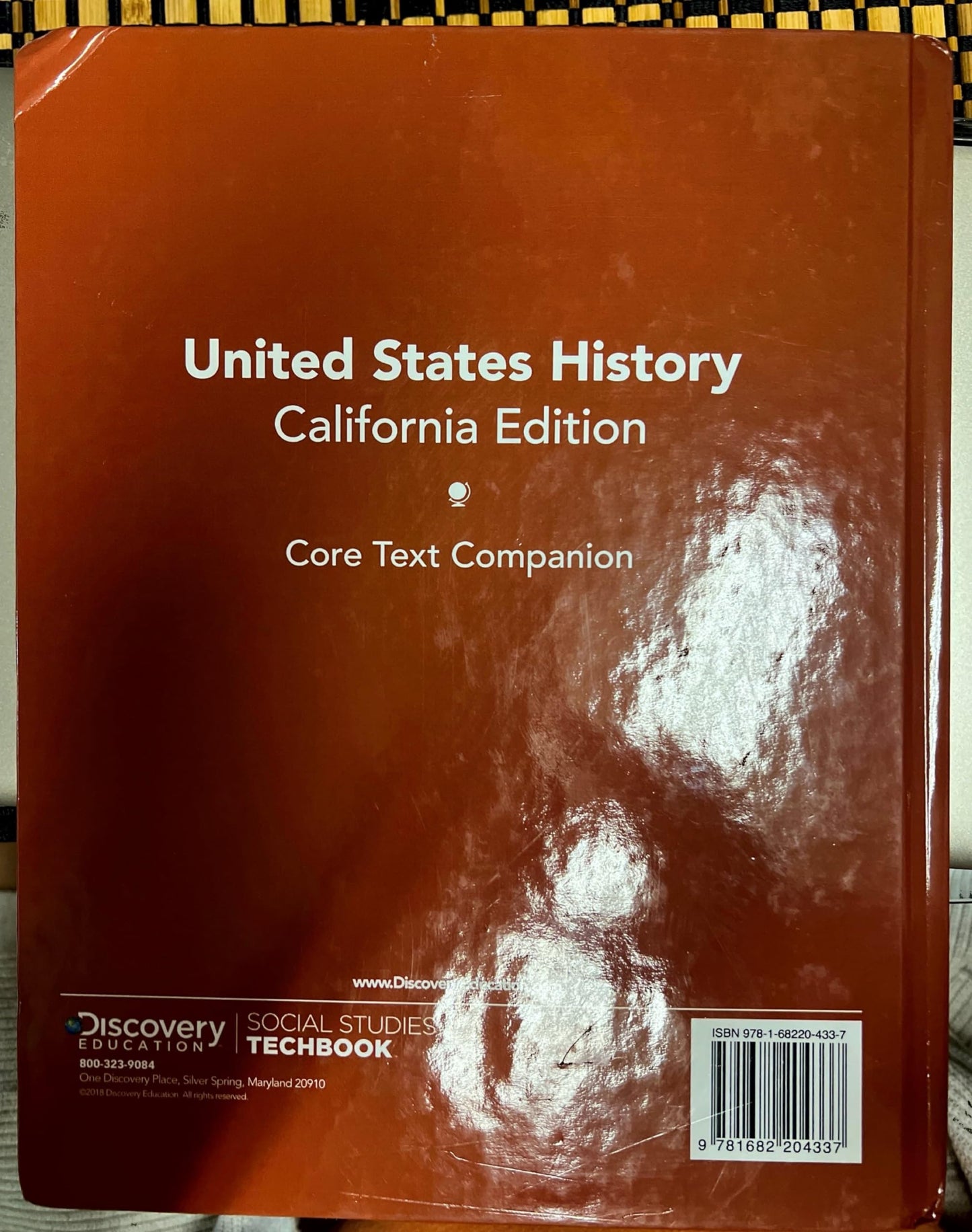 Discovery Education ,Social Studies ,Techbook ,United States History ,California Edition ,Core Text Companion