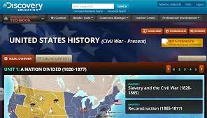 Discovery Education United States History US Social Studies Techbook 8th Grade