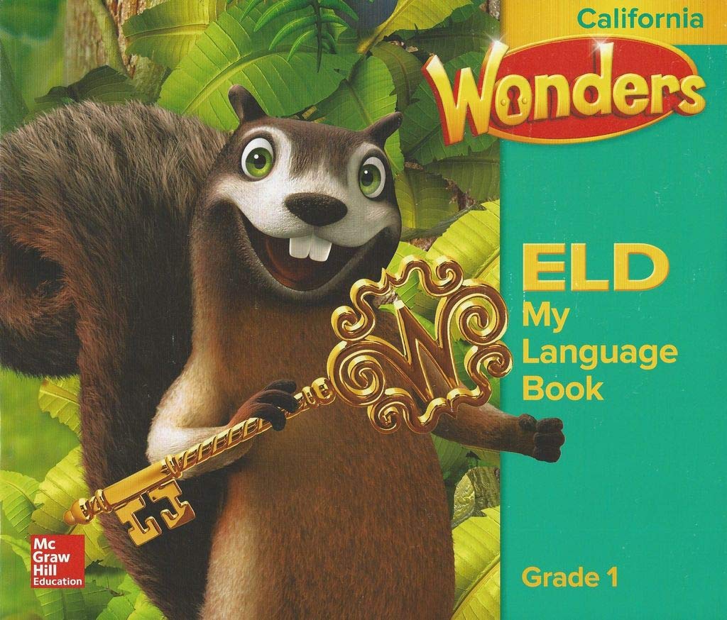 Wonders ELD My Language Book Grade 1 California McGraw Hill