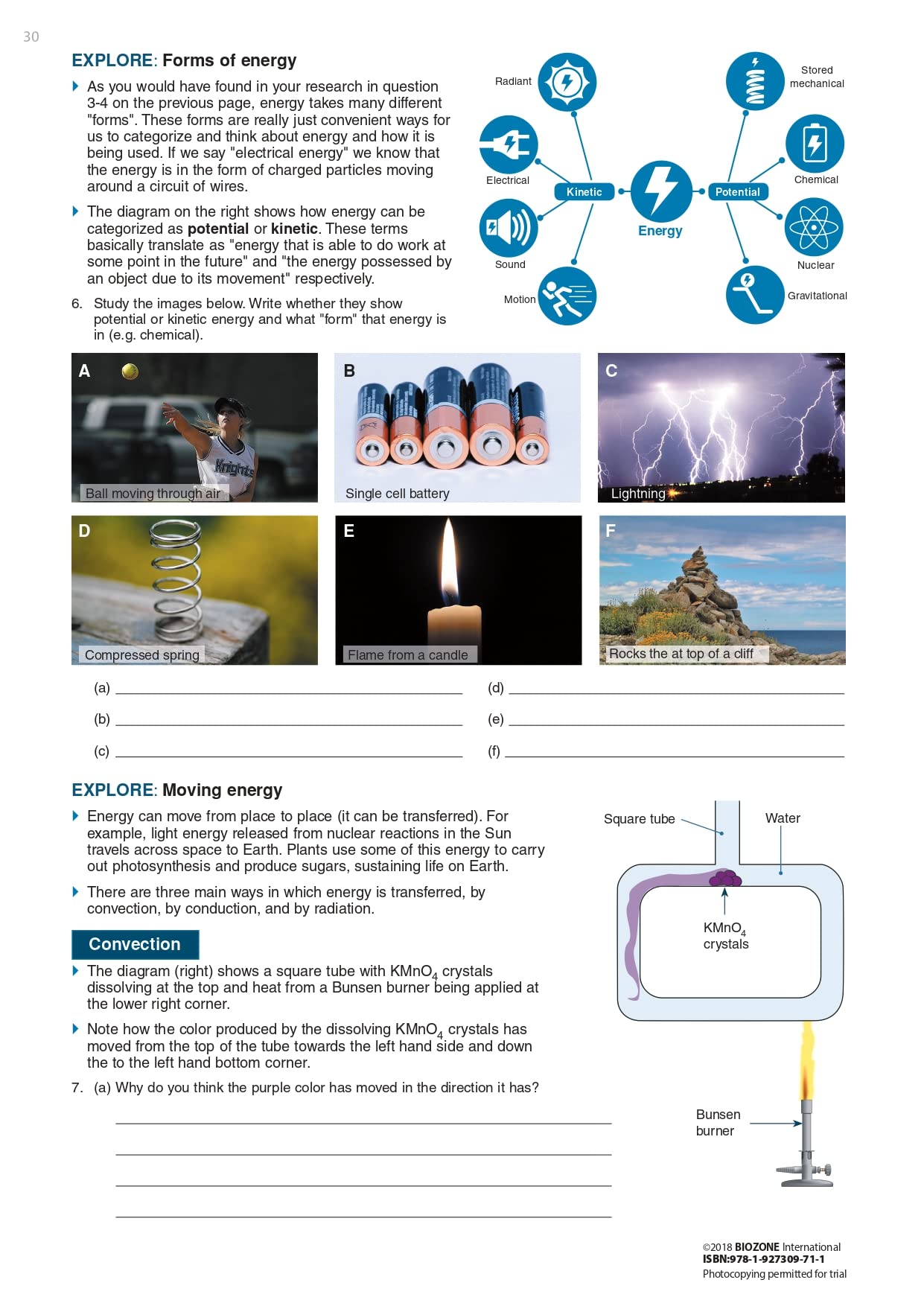 BIOZONE Chemistry in the Earth System- Student Edition