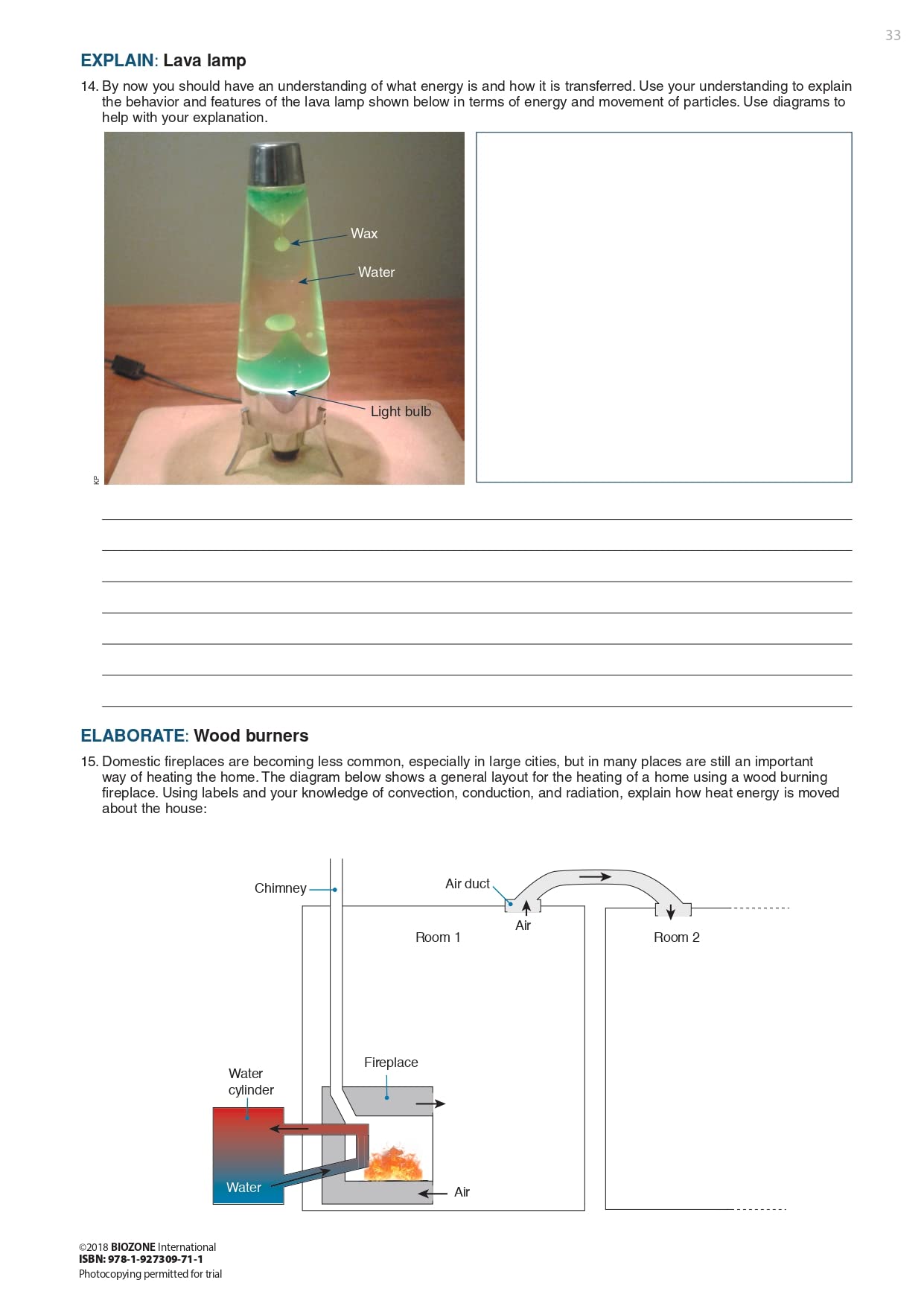 BIOZONE Chemistry in the Earth System- Student Edition