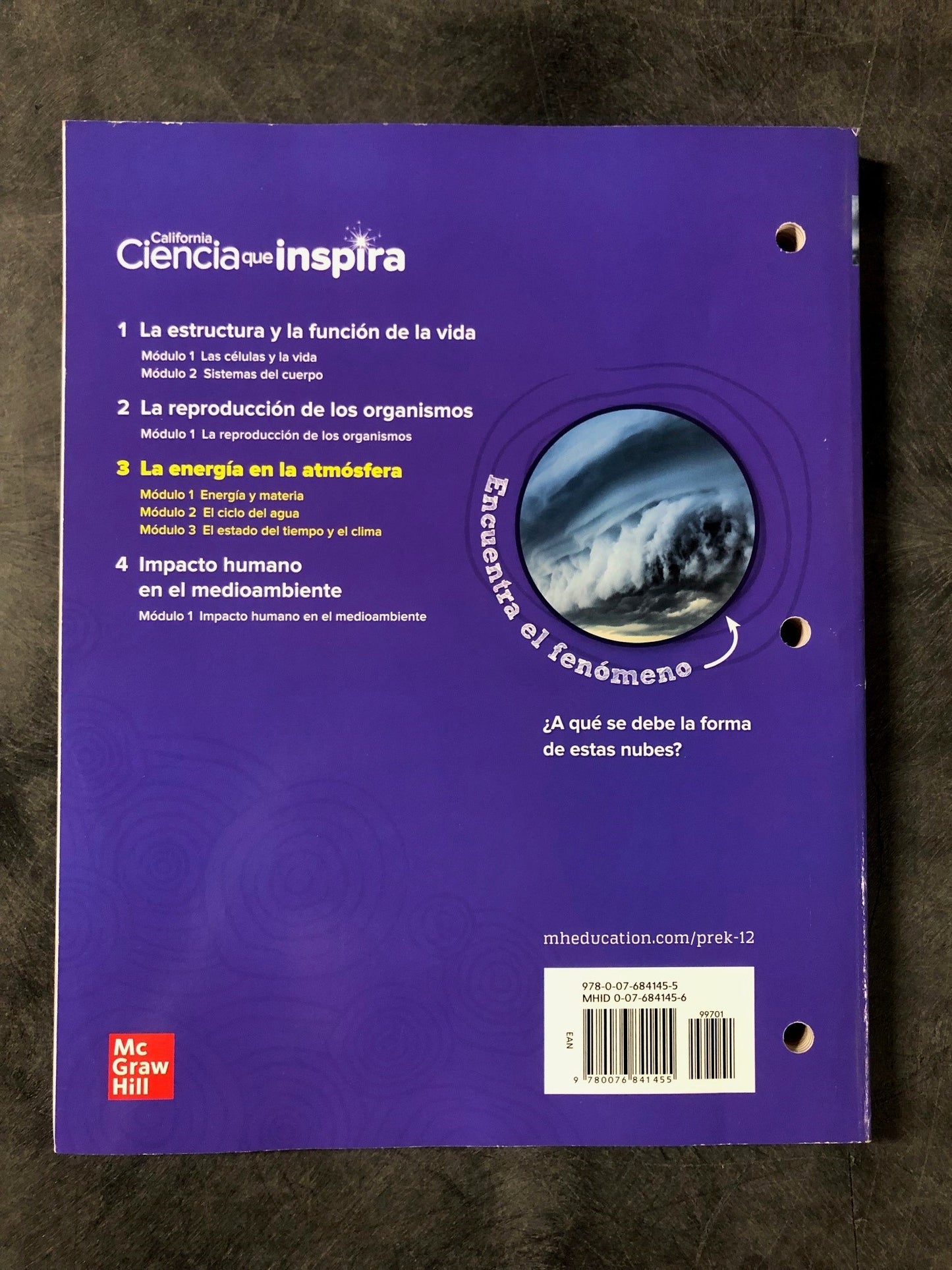 California Ciencia que Inspira Grado 6 Integrado Unidad 3 Libro del estudiante