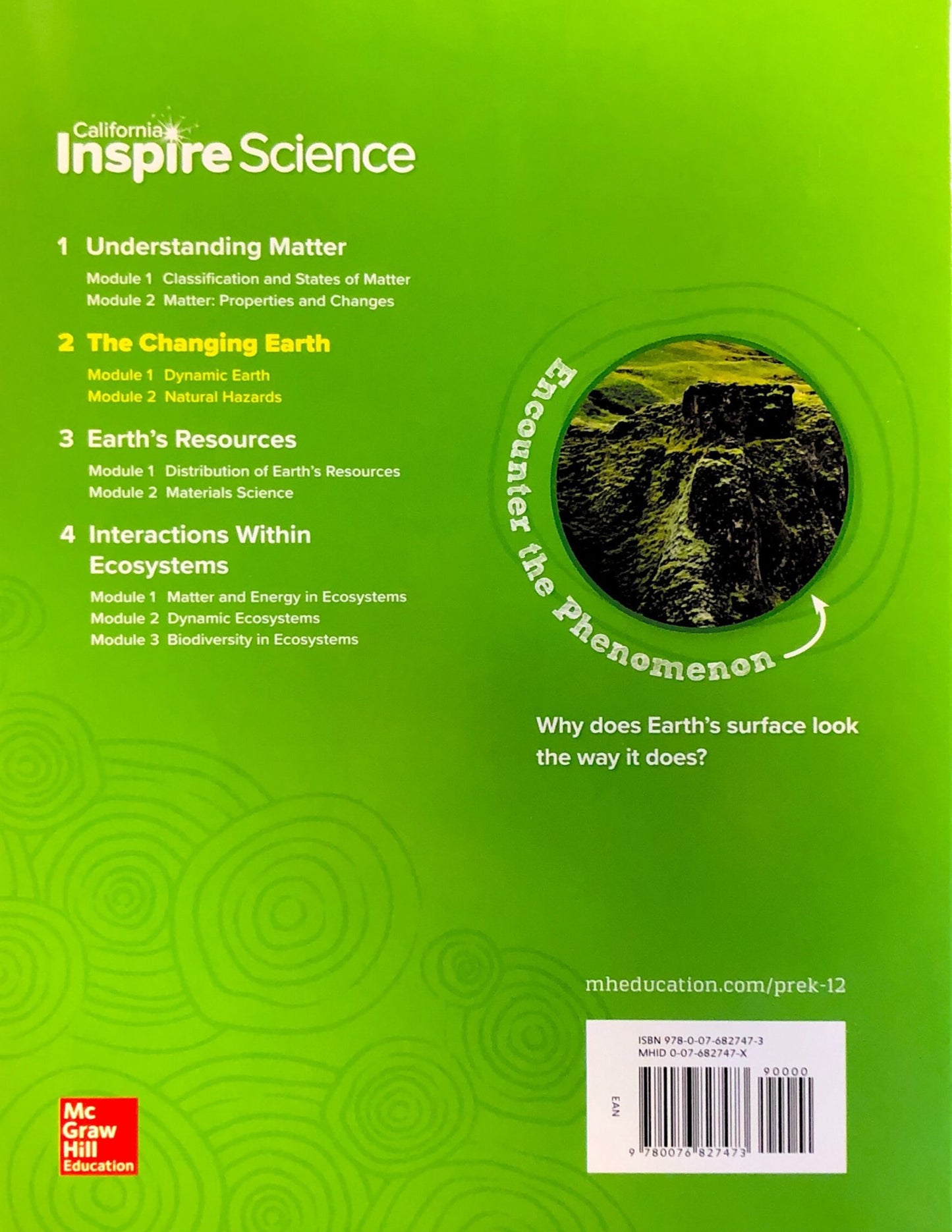 California Inspire Science: G7 Integrated Student Edition Unit 2