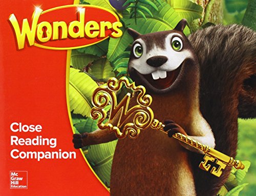 Wonders Close Reading Companion, Grade 1 (ELEMENTARY CORE READING) [Paperback] McGraw Hill
