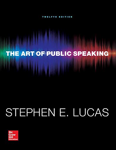 The Art of Public Speaking (Communication) Standalone Book [Paperback] Lucas, Stephen E.