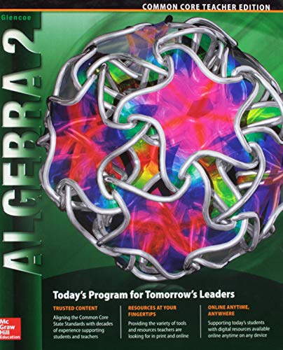 Glencoe Algebra 2, Common Core Teacher Edition [Hardcover] Carter Cuevas Day Malloy Casey Holliday
