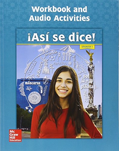Asi se dice! Level 1, Workbook and Audio Activities (SPANISH) [Paperback] Schmitt, Conrad J.