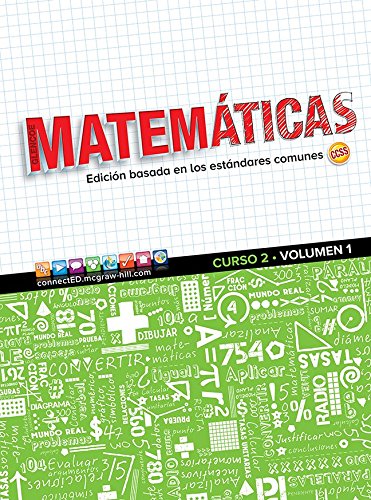 Glencoe Math, Course 2, Volume 1, Spanish Student Edition (MATH APPLIC & CONN CRSE) (Spanish Edition) [Paperback] McGraw Hill