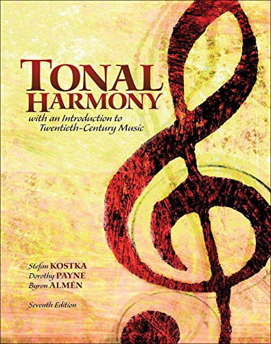 Bound for Workbook for Tonal Harmony Kostka, Stefan; Dorothy Payne and Byron Almen