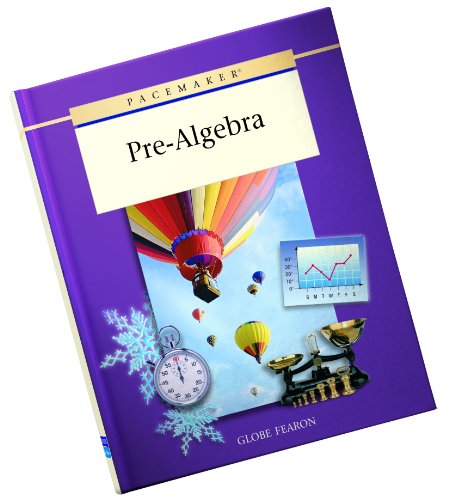 Pre-Algebra (The Pacemaker Curriculum: Careers) — ISBN 9780130236333