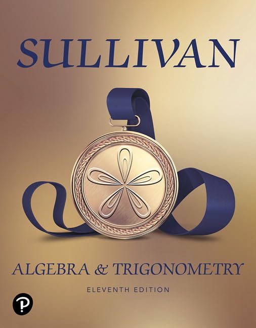 Algebra & Trigonometry, �2020 (HS Binding) [Hardcover] Sullivan, Michael