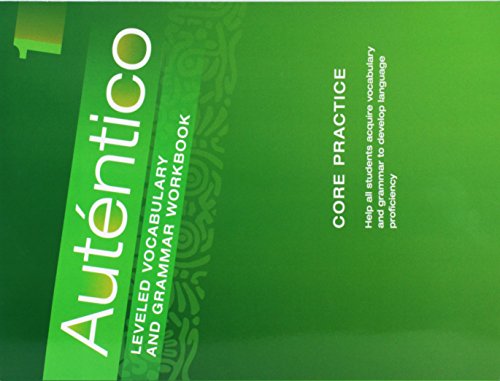 AUTENTICO 2018 LEVELED VOCAB AND GRAMMAR WORKBOOK LEVEL 1 [Paperback] PRENTICE HALL