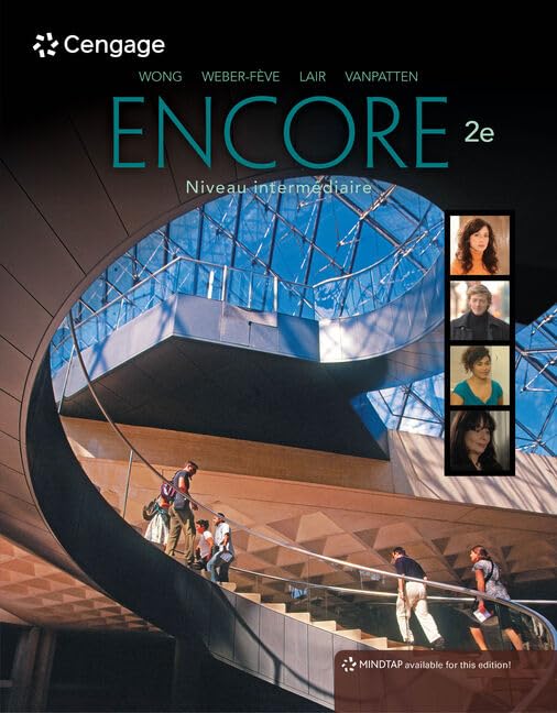 Encore Intermediate French, Student Edition: Niveau intermediaire (MindTap Course List) — ISBN 9780357034866